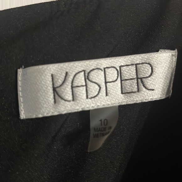 Kasper black sleeveless mini dress - Picture 3 of 8